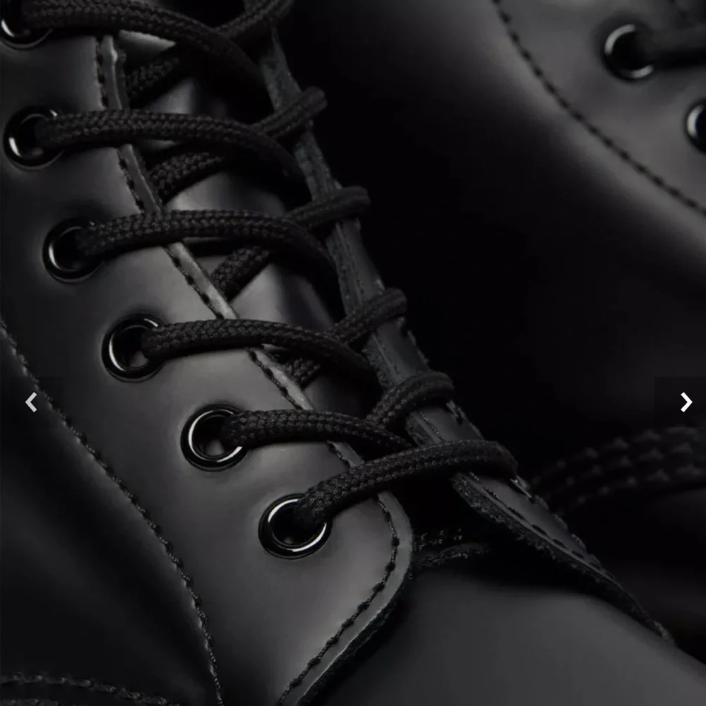 NWT Classic Black Leather Smooth Leather Lace Up Boots Sz US 7